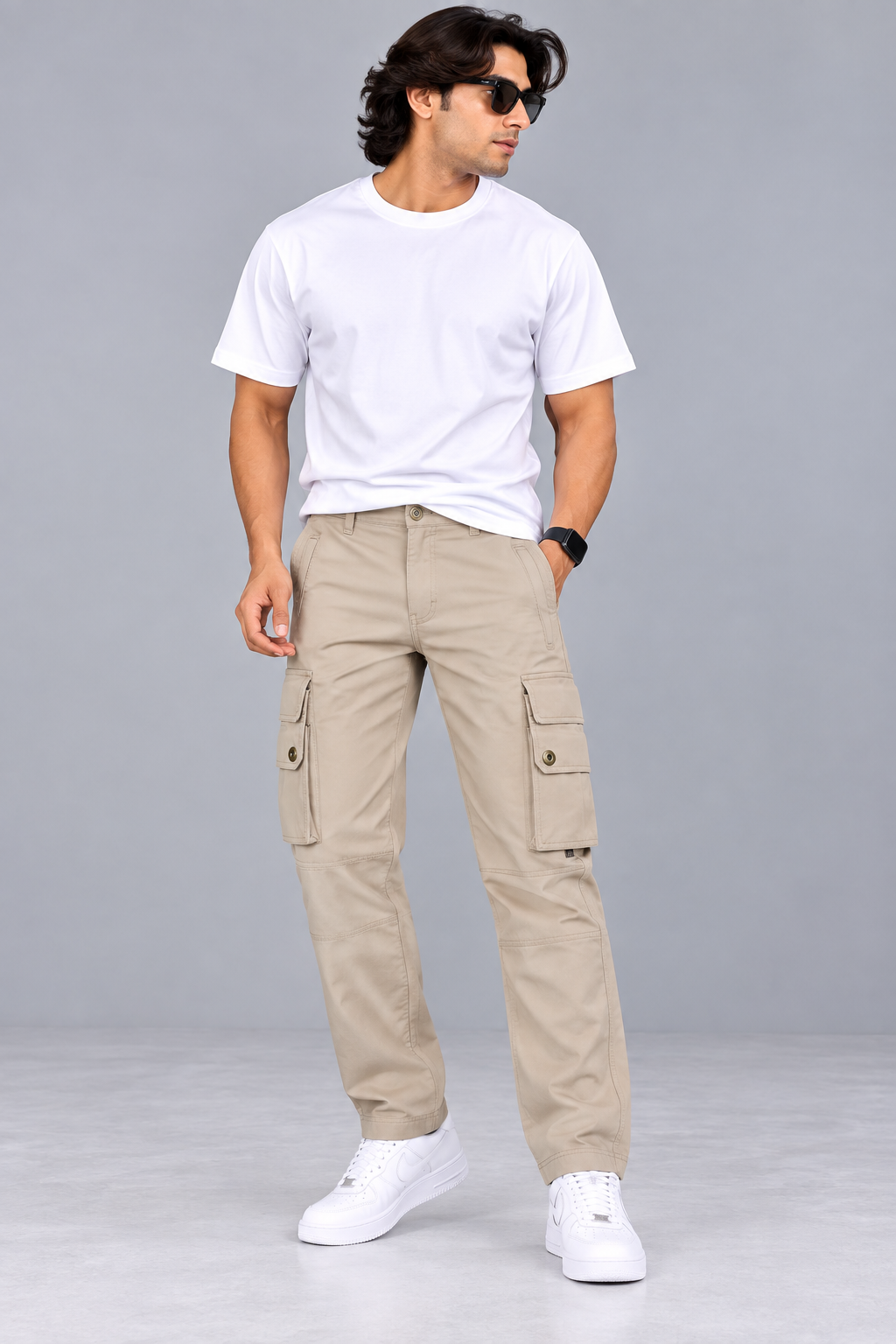 ESCURVY - Men Regular-Fit Cargo Pants