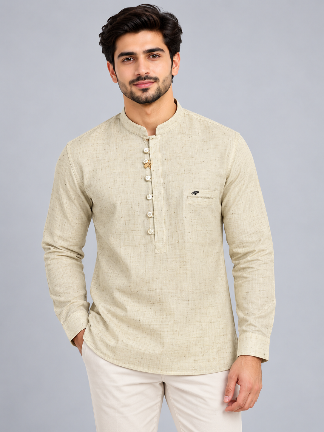 NEXX - 🤍 Ivory Ease Casual Short Kurta's