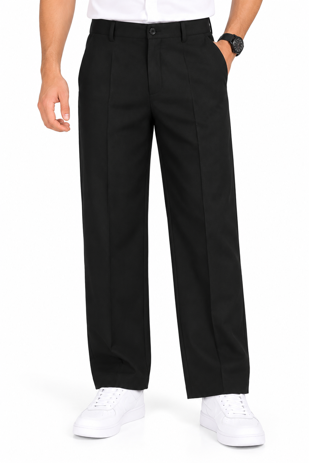 GRAMMER -  Men Classy Parallel-Fit Pant