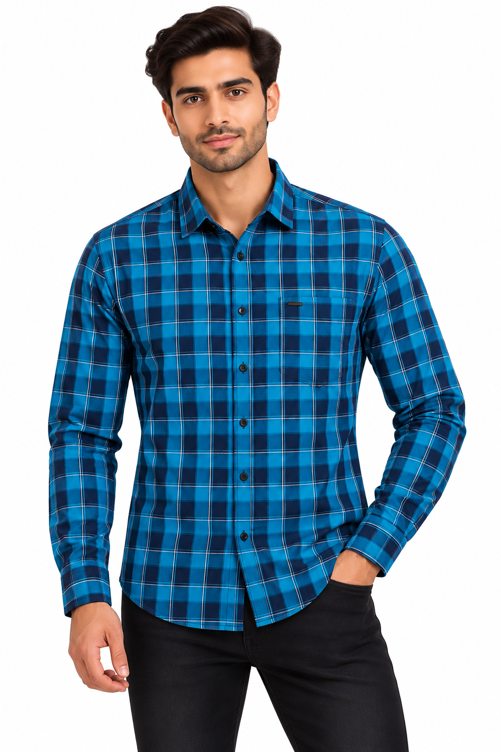 RED & WHITE Casual Checks Shirts