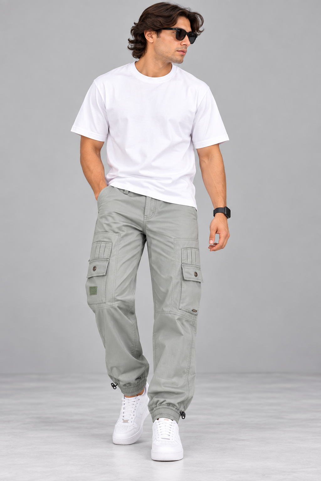 ESCURVY - Men Regular-fit Cargo Pants