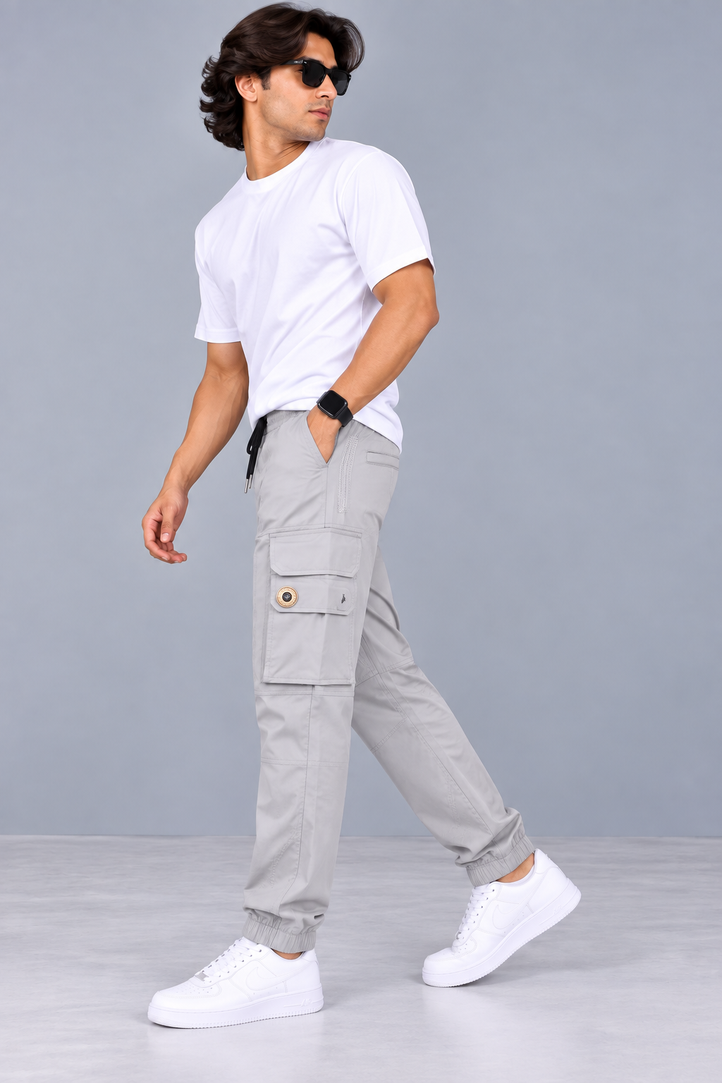 ESCURVY - Men Regular-Fit Cargo Pants