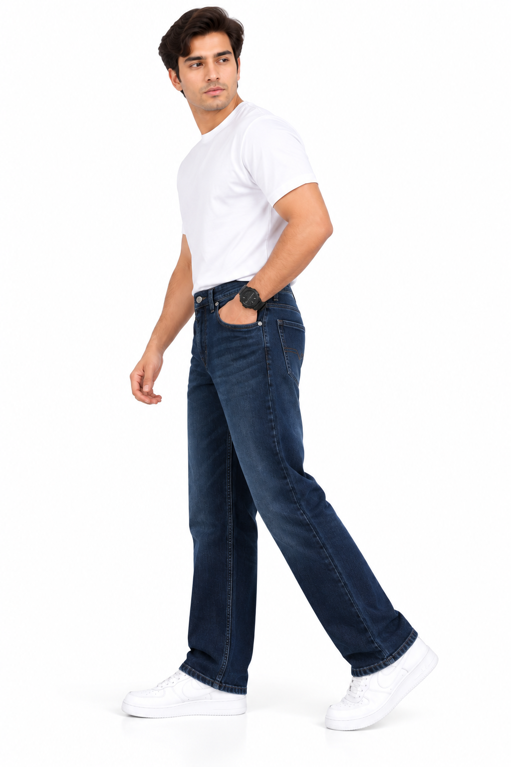 KAVIS - Straight-Fit Denim Jeans