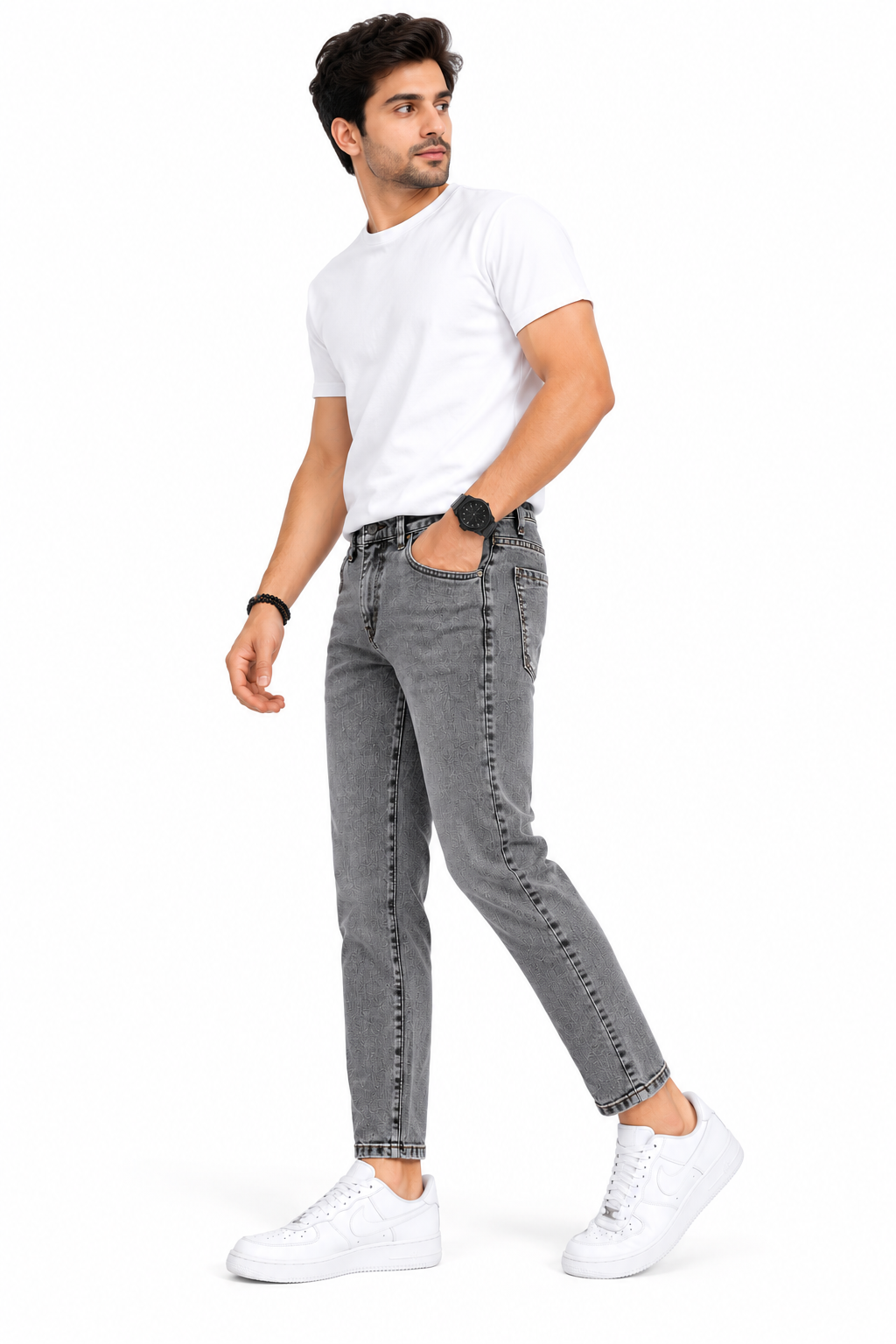 3PLAY - Ankle-Fit Denim Jeans