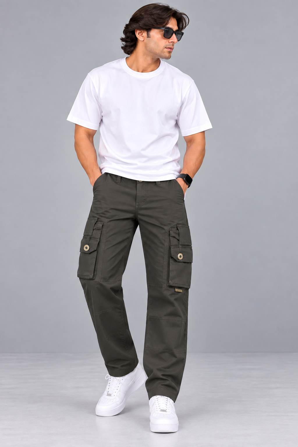 ESCURVY - Men Regular-Fit Cargo Pants