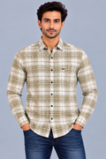 Red & White Casuals Yellow Mid-Check Shirts