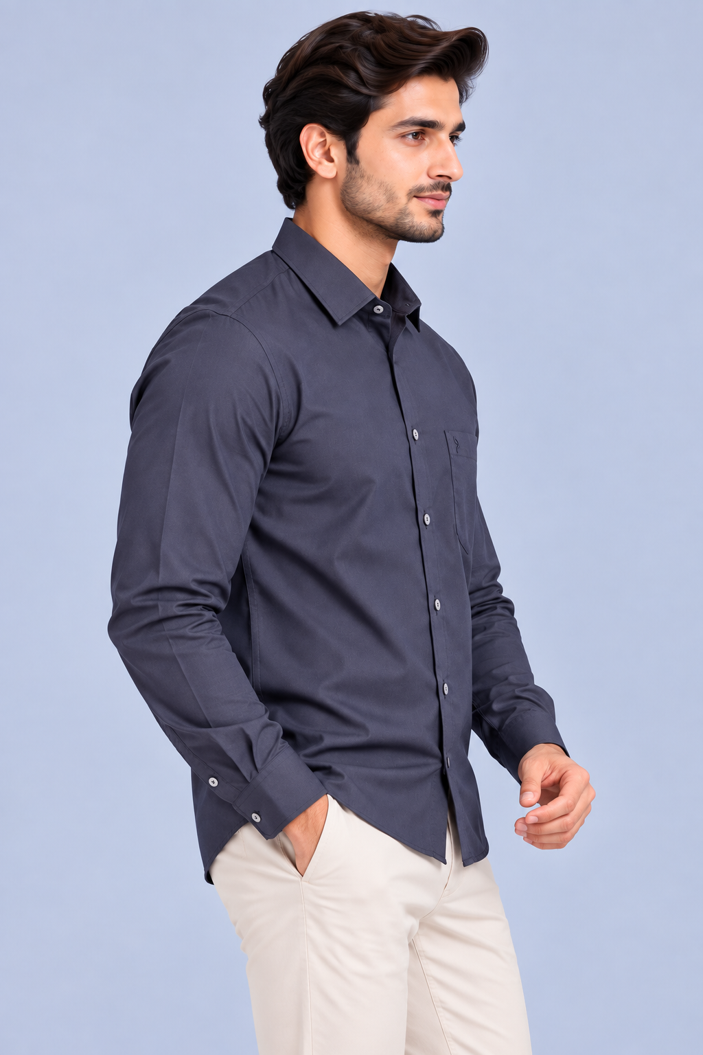 CITRUS -  Men Plain Formal Shirts