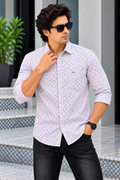 RED & WHITE -  Printed Casual Shirts