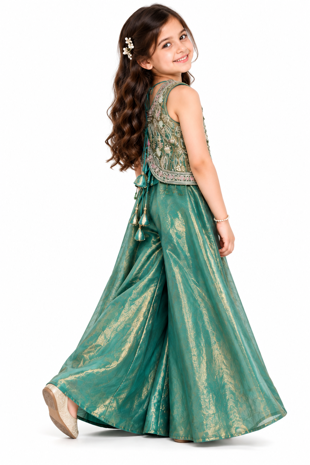 EMERLAND PRINCESS PLAZO SET