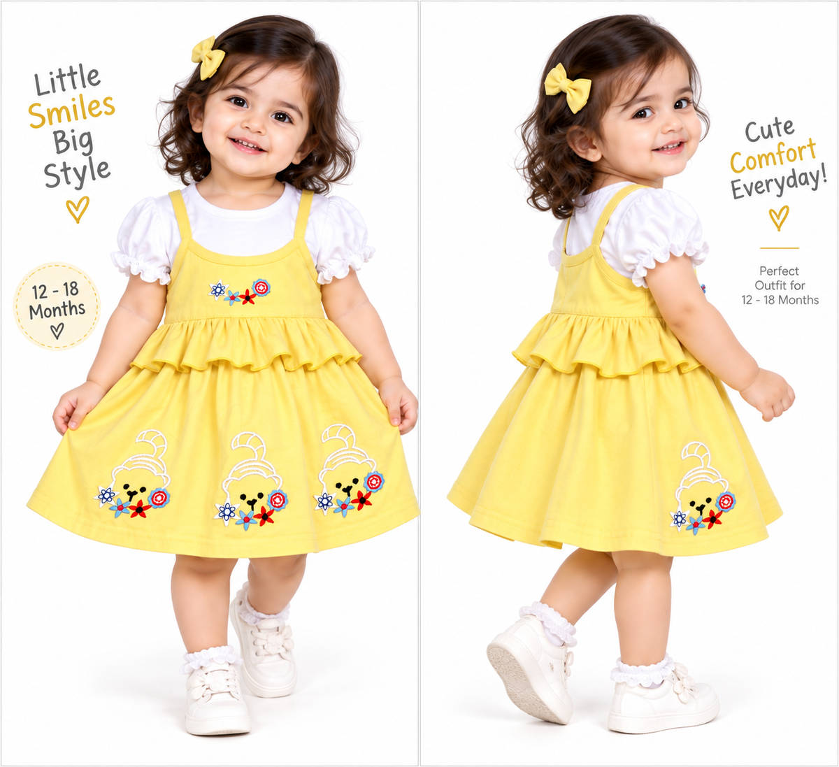 TEDDY SUNSHINE FROCK