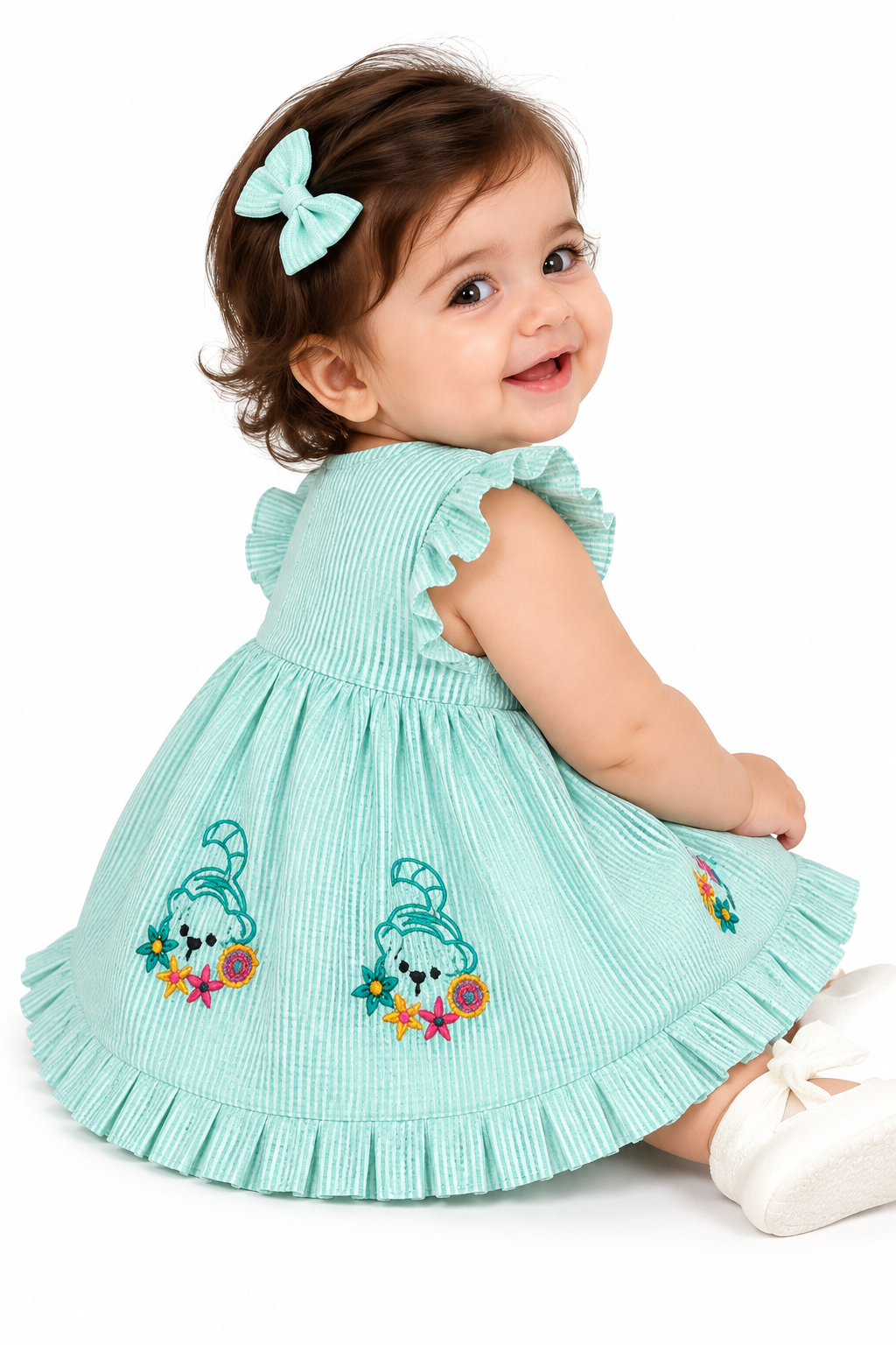 🌸 Minty Bloom FROCK