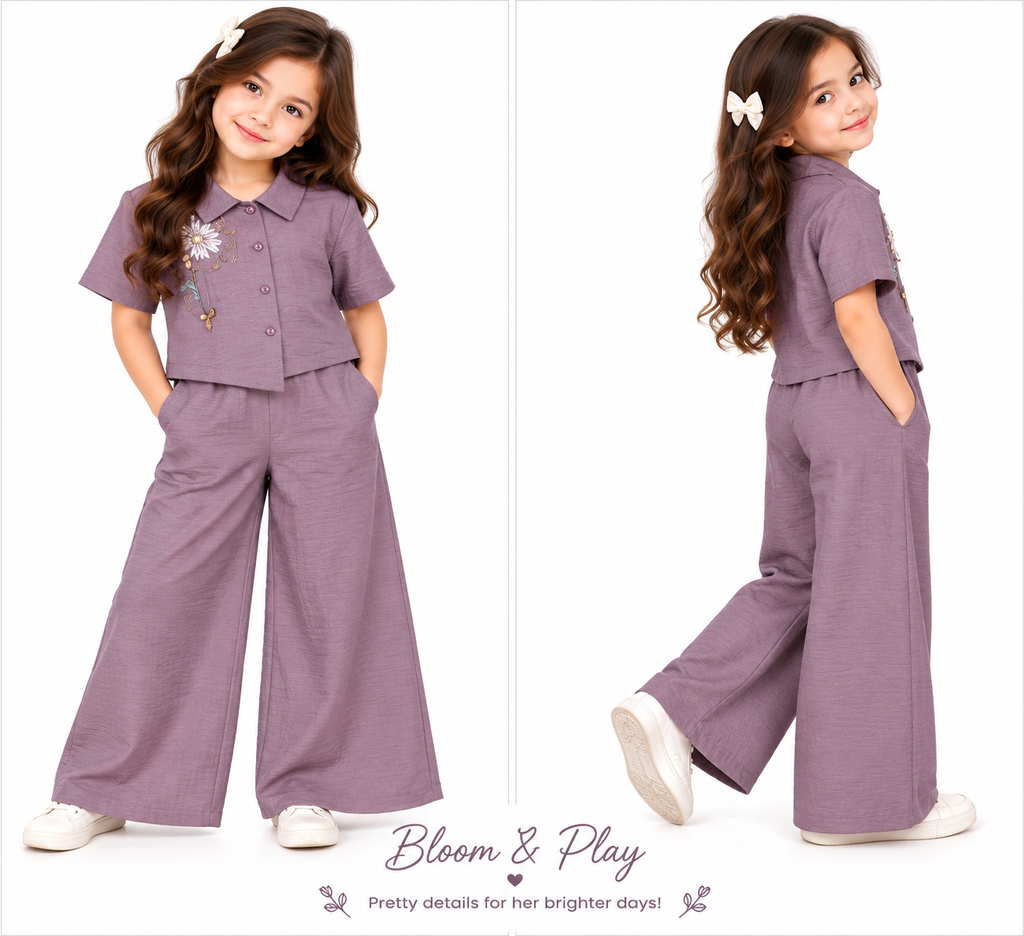 💜 Lavender Bloom Co-ord Set