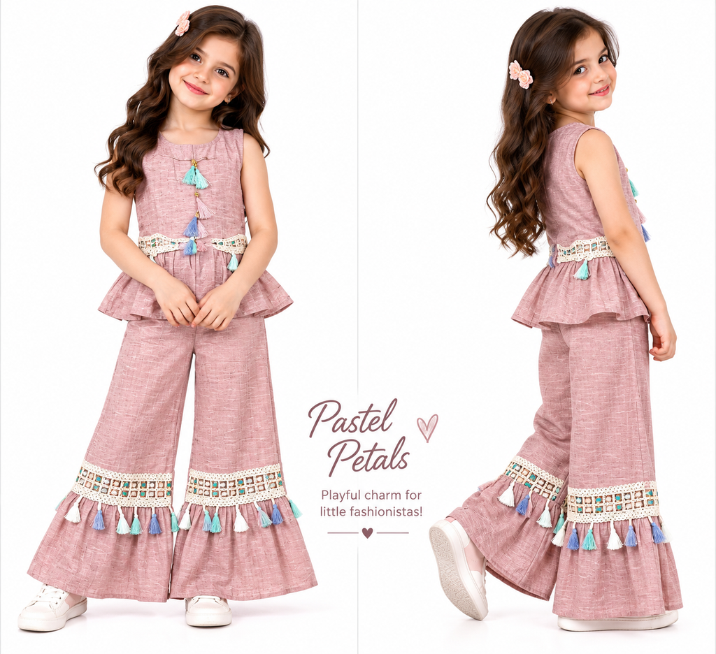 🌸 Pastel Tassel Princess Set