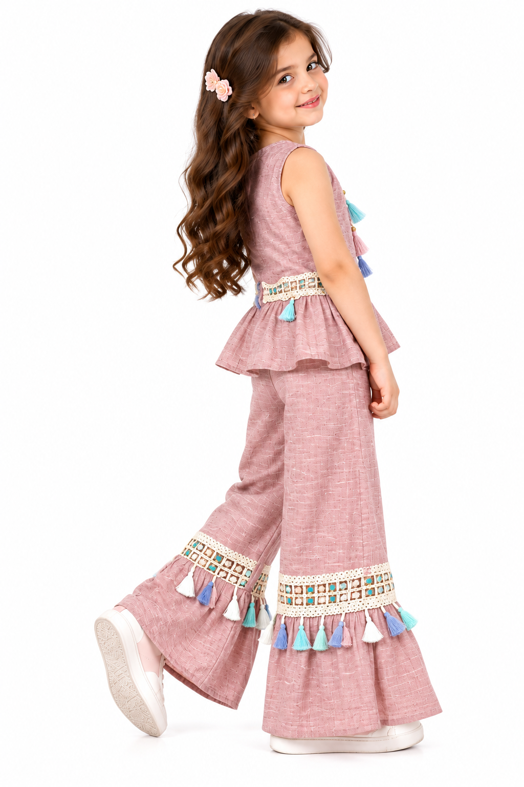 🌸 Pastel Tassel Princess Set