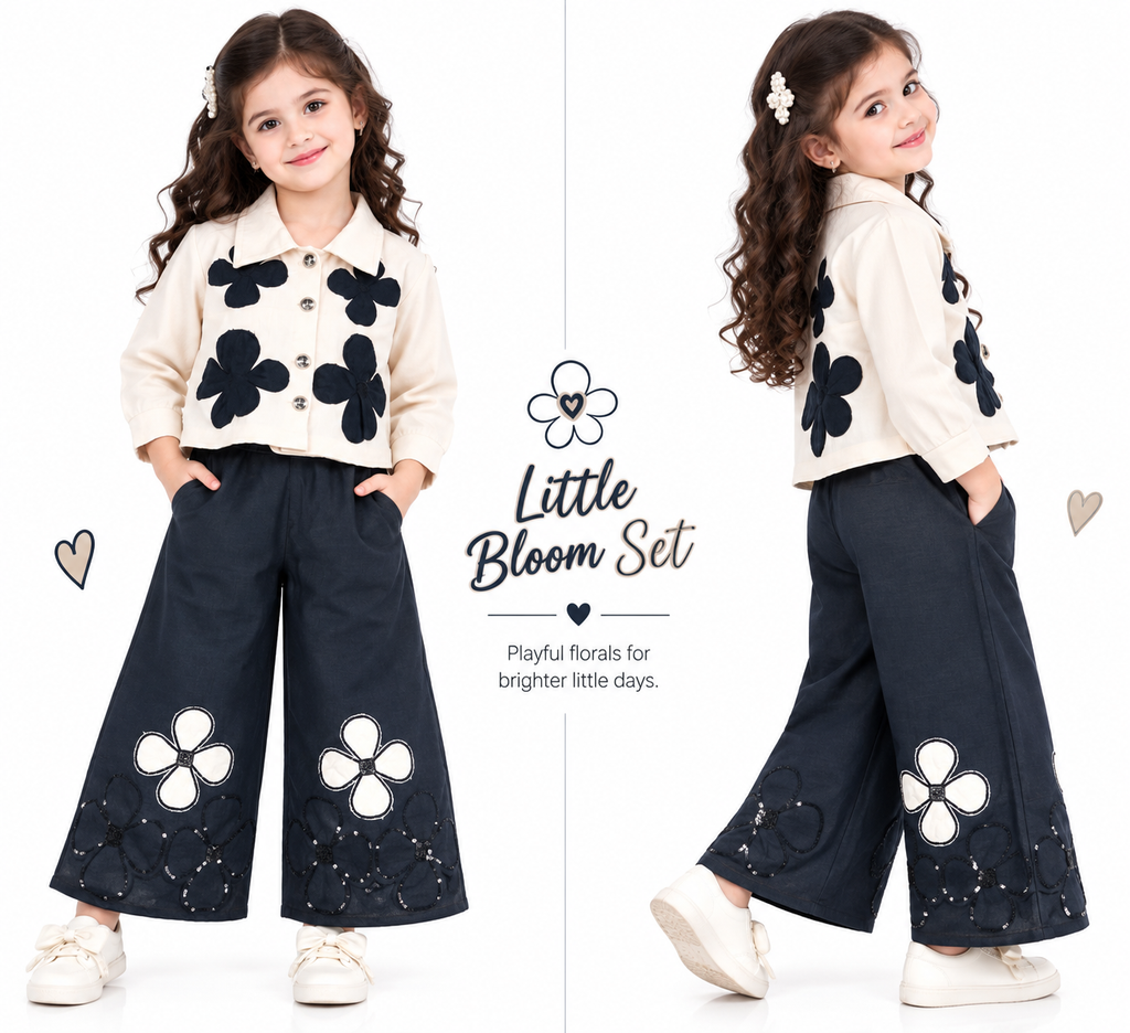 🌸 Midnight Bloom Chic Set