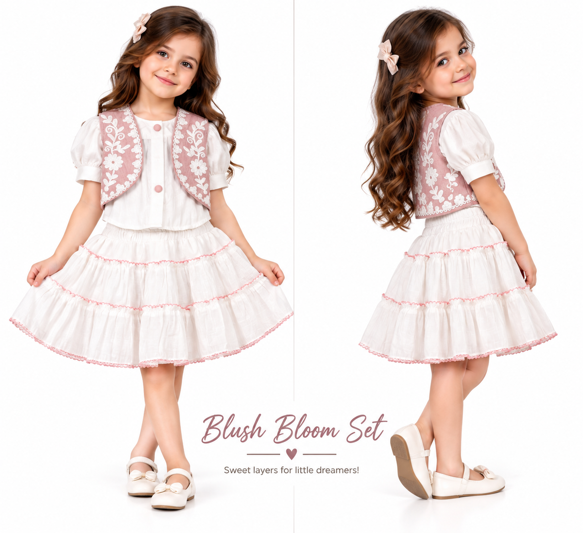 Blush Bloom Princess Set 🎀