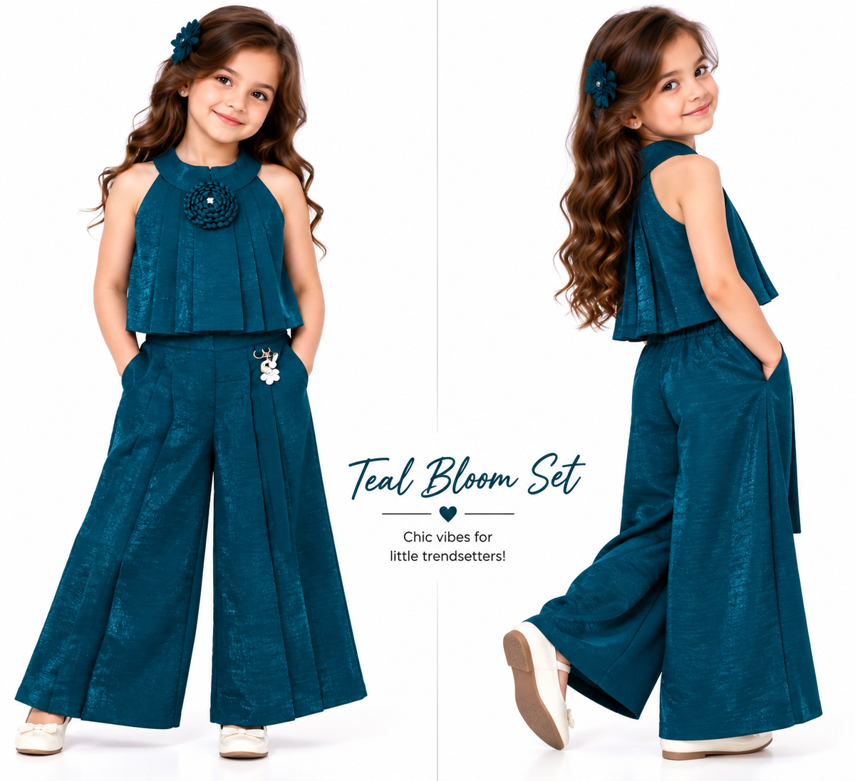 💙 Teal Bloom Luxe Set