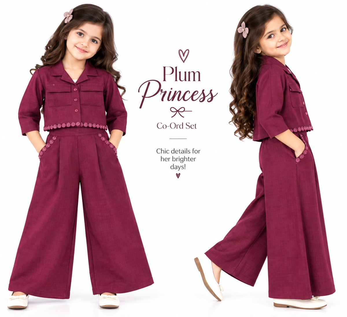 💜 Plum Petal Princess Set