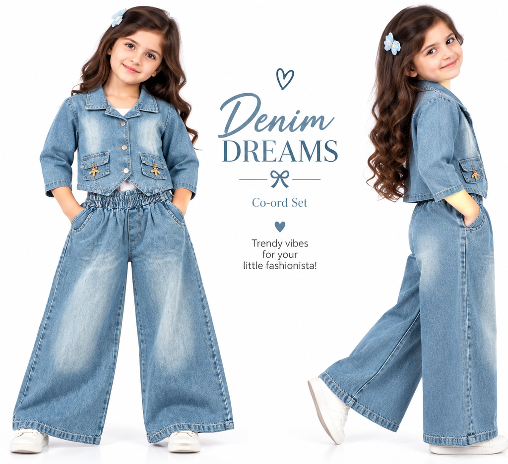 💙 Denim Dream Girl Co-Ord Set