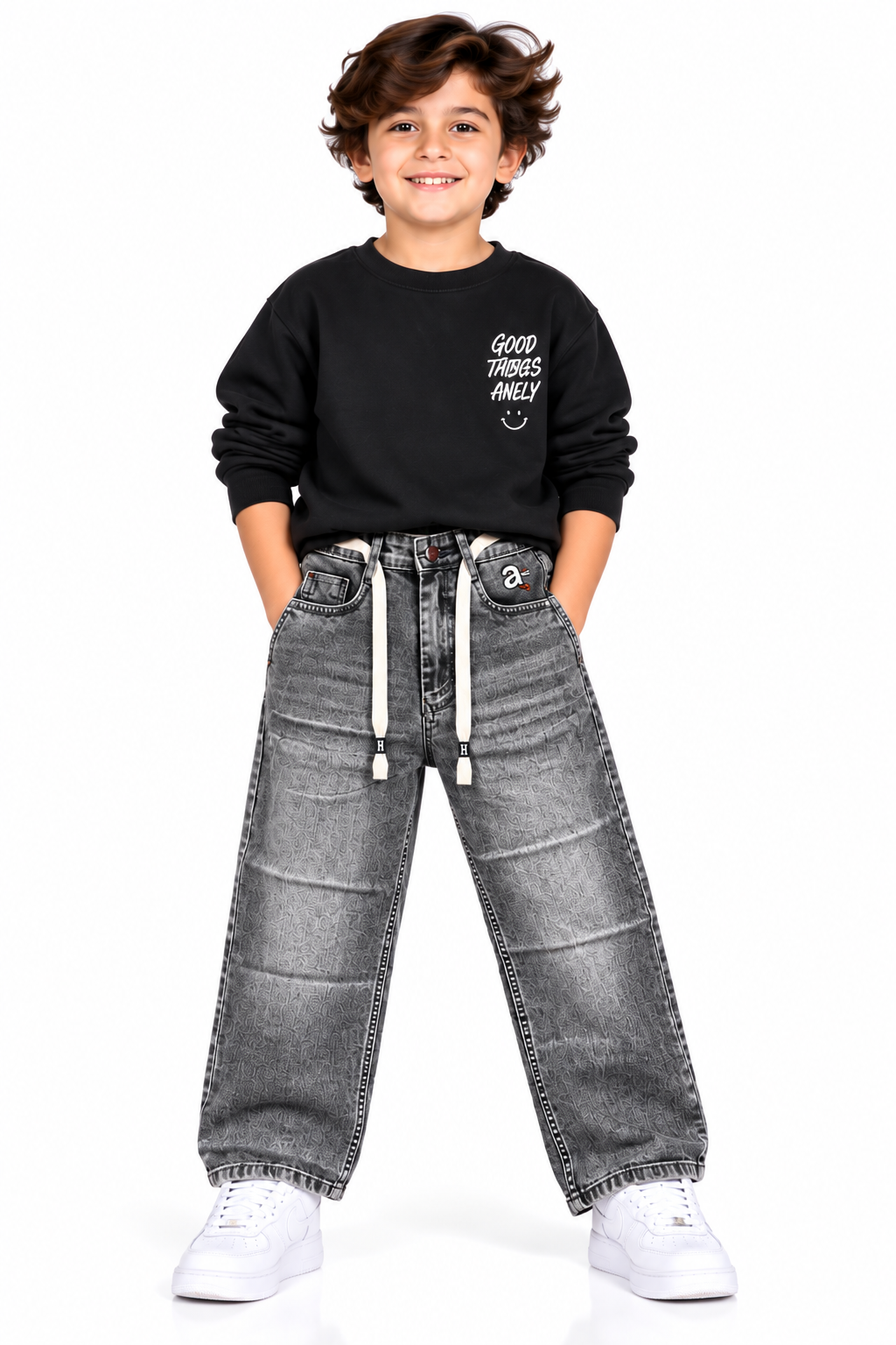 Grey Street Cargo Jeans 🩶✨