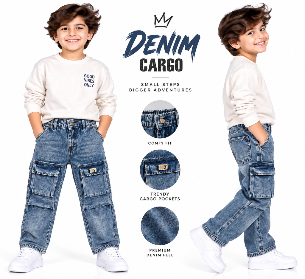 Urban Cargo Jeans 🩵✨