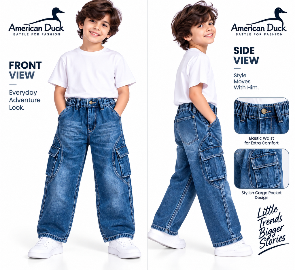 Cargo Denim Jeans
