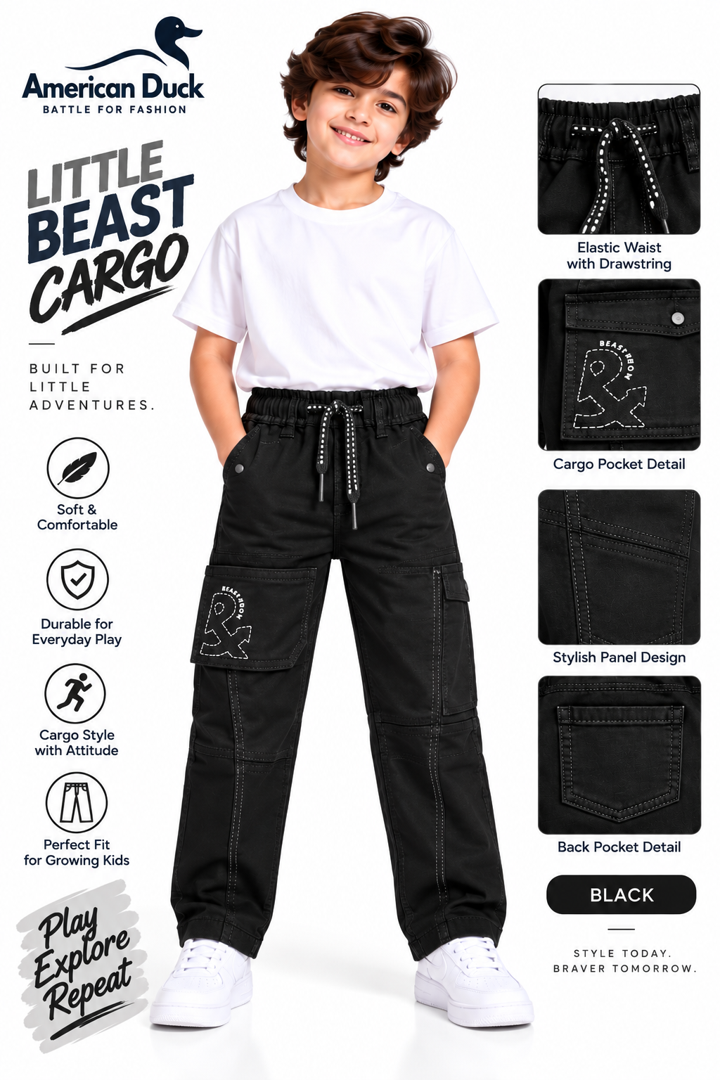 Little Beast Cargo Jeans