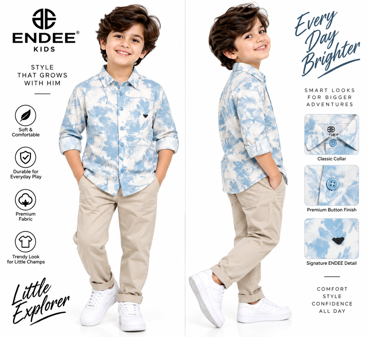 Blue Blossom Shirt