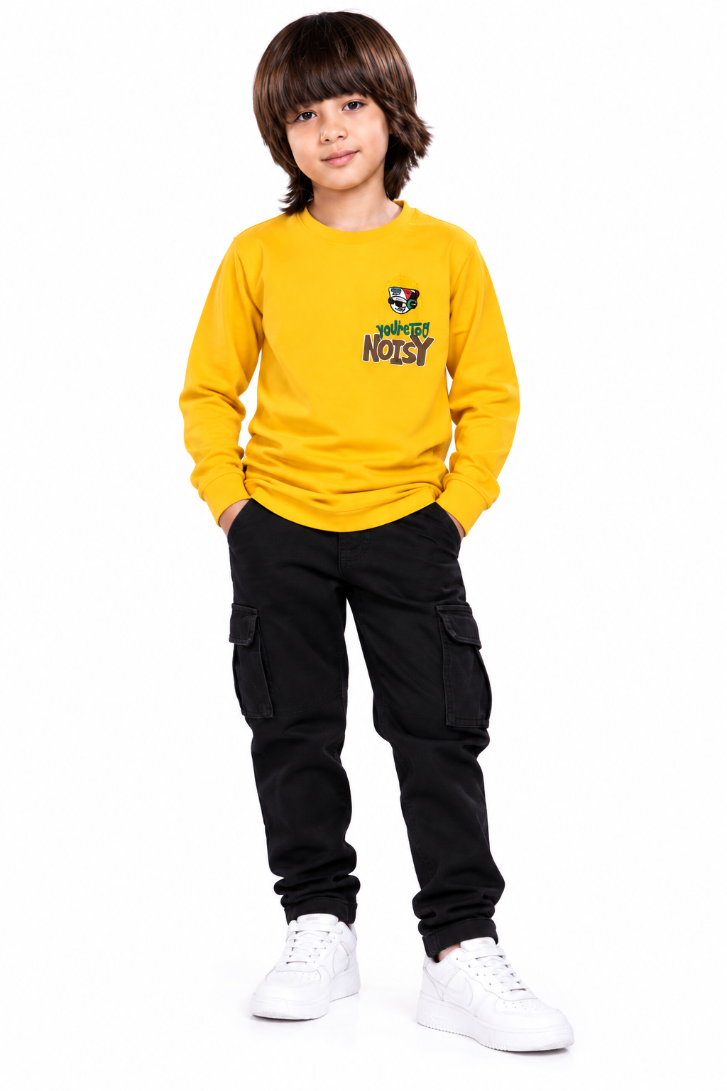 Noisy Rebel Full-Sleeve Tee