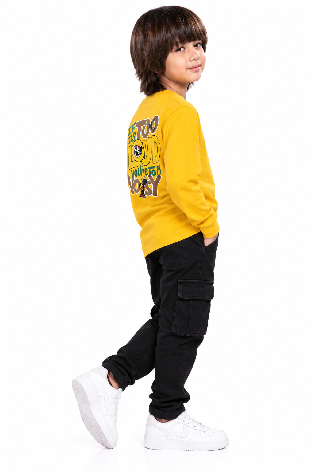 Noisy Rebel Full-Sleeve Tee