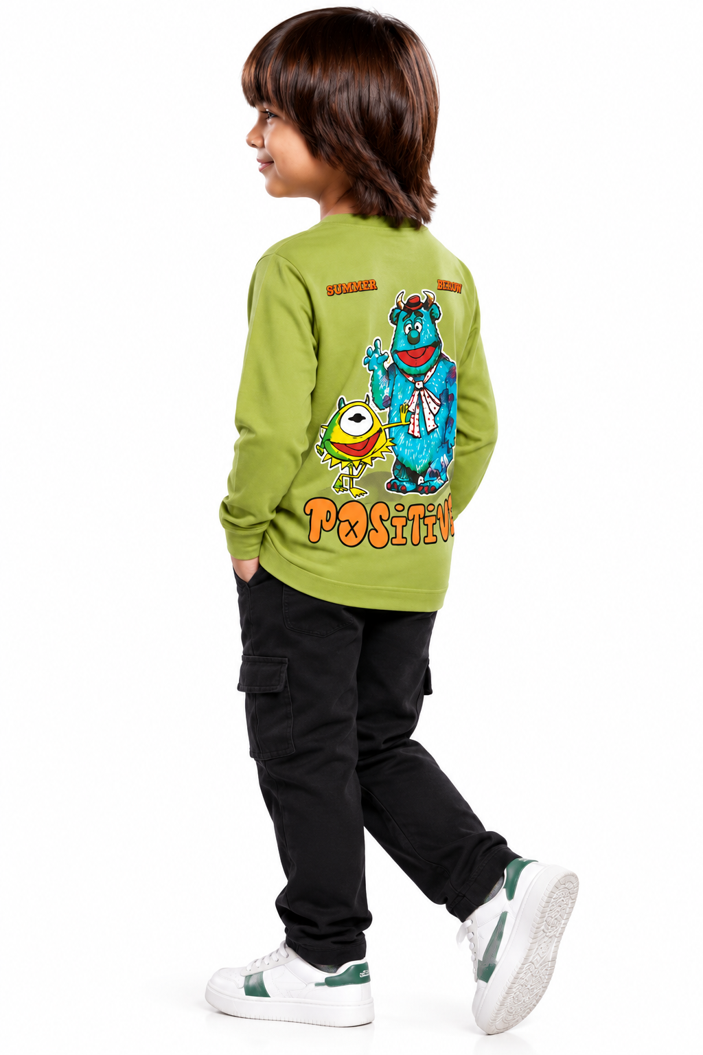 Positive Vibes Full-Sleeve Tee