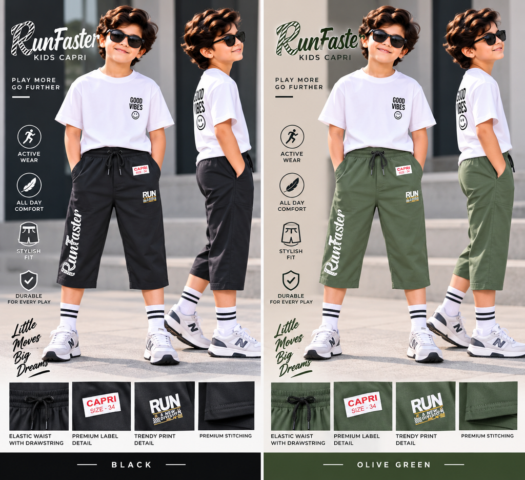 RunFaster Urban Kids Capri