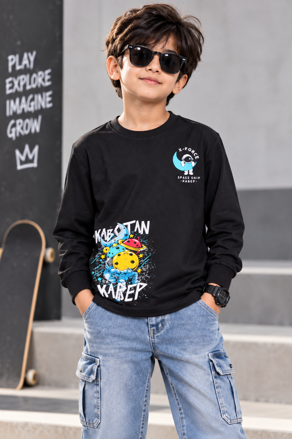 Cosmic Explorer Kids Tee