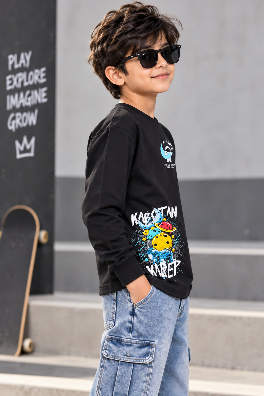 Cosmic Explorer Kids Tee