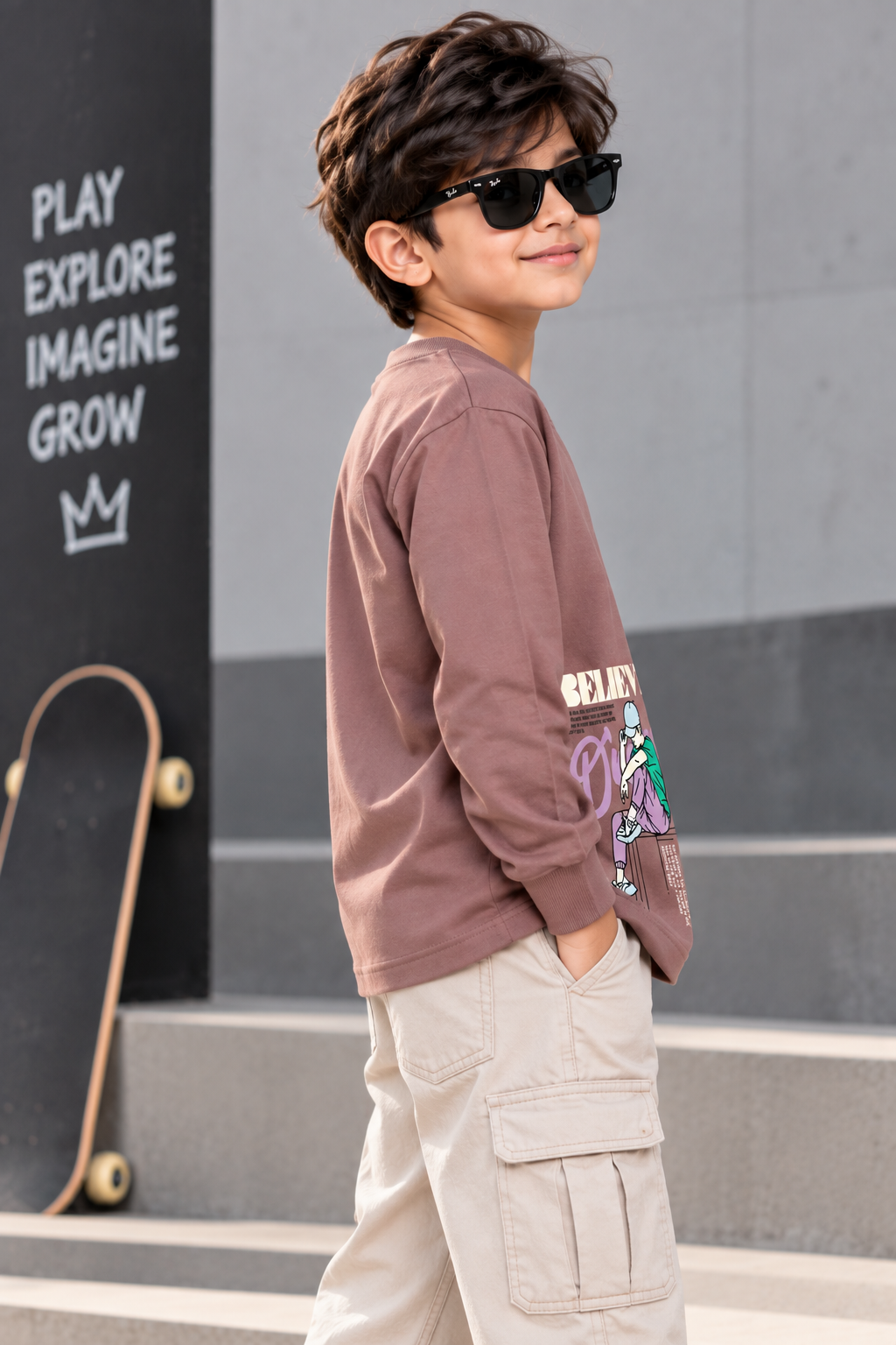 Dream & Believe Kids Sweatshirt
