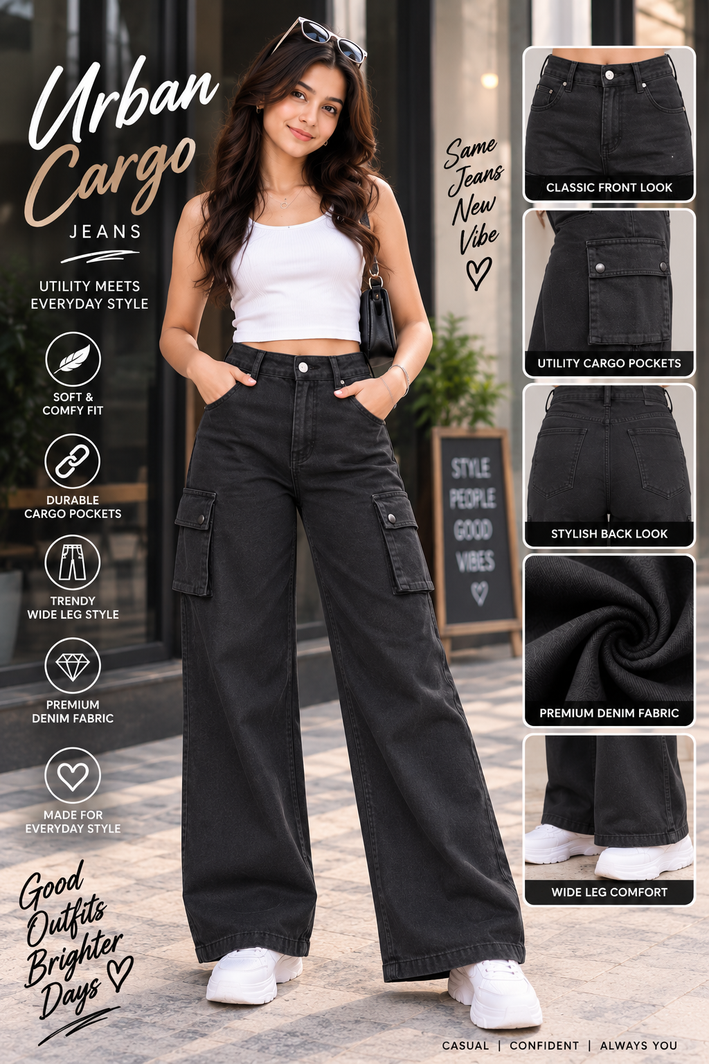 Urban Cargo Flex Jeans
