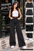 Midnight Wide-Leg Jeans