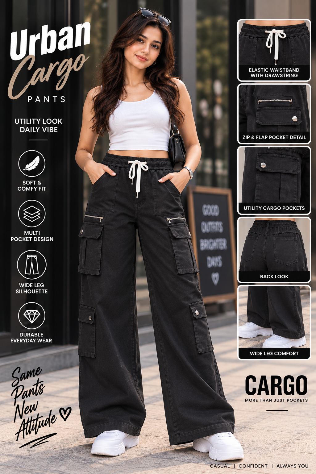 Urban Cargo Flex Jeans