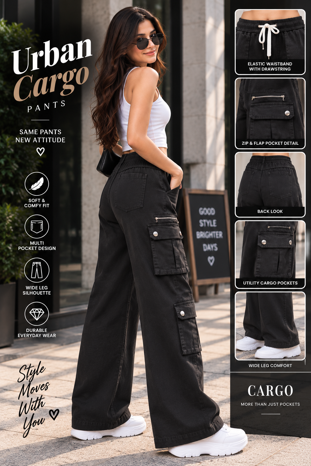 Urban Cargo Flex Jeans