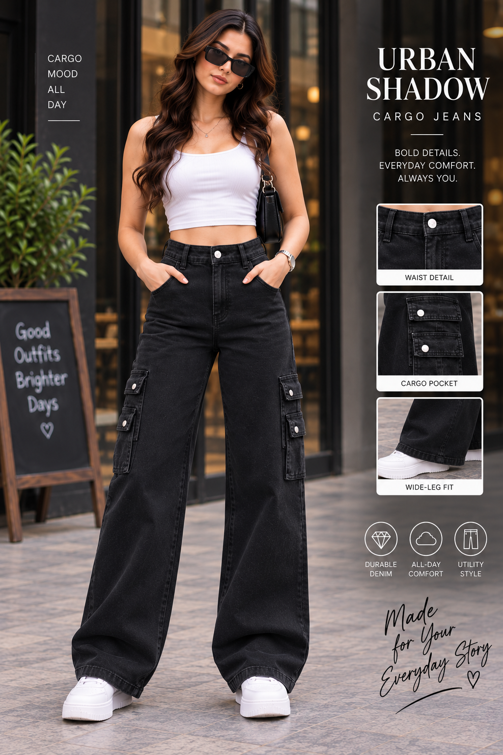Urban Shadow Cargo Jeans