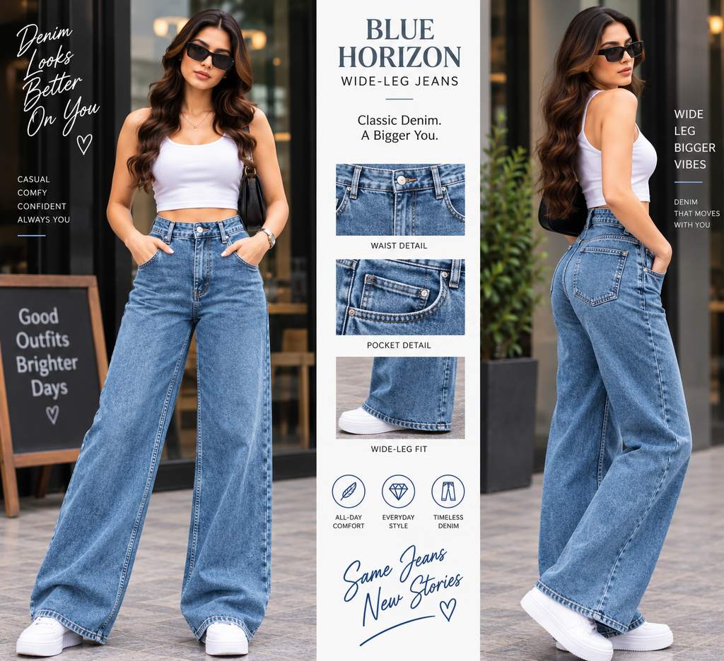 Skyline Drift Wide-Leg Jeans