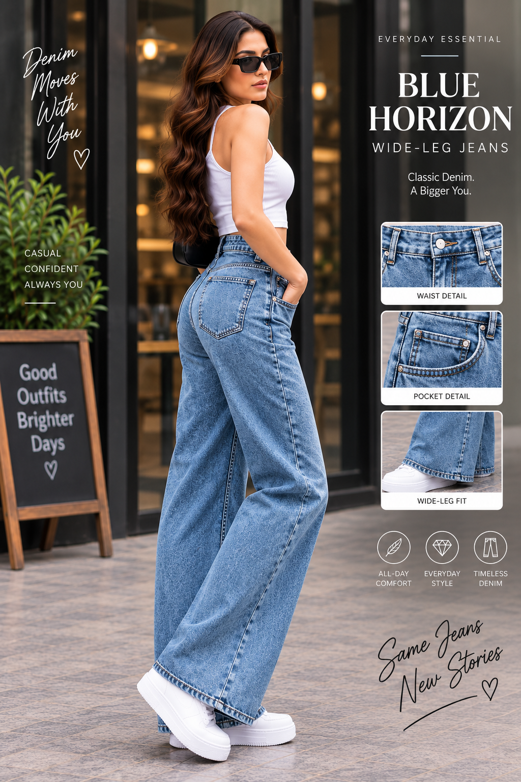 Skyline Drift Wide-Leg Jeans