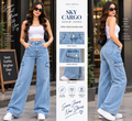 Skyline Utility Wide-Leg Jeans