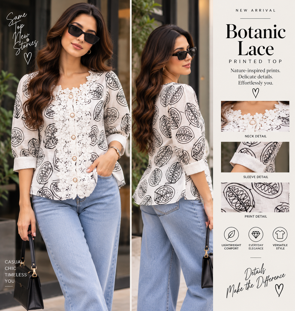 Botanic Bloom Lace Top