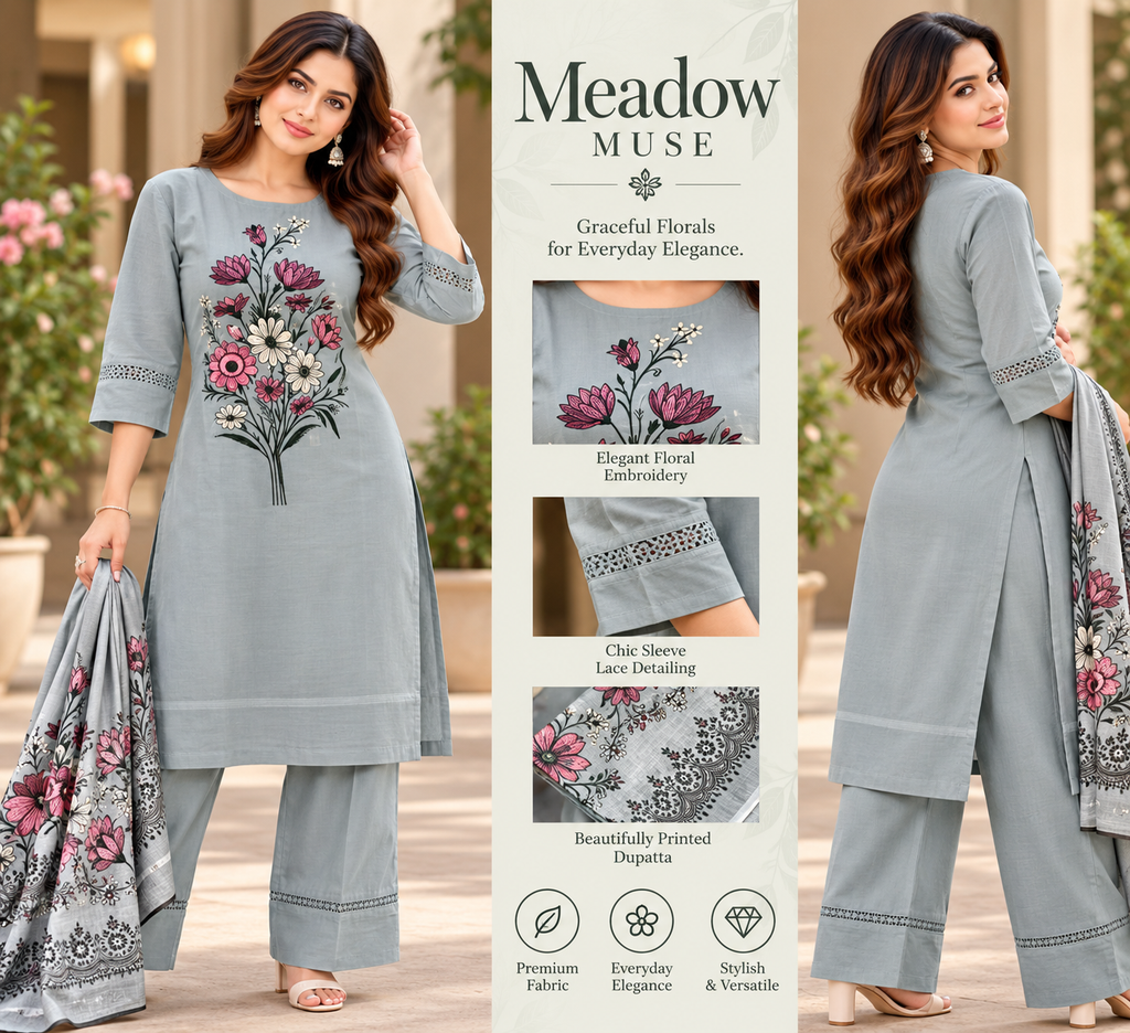Meadow Bloom Kurti Set