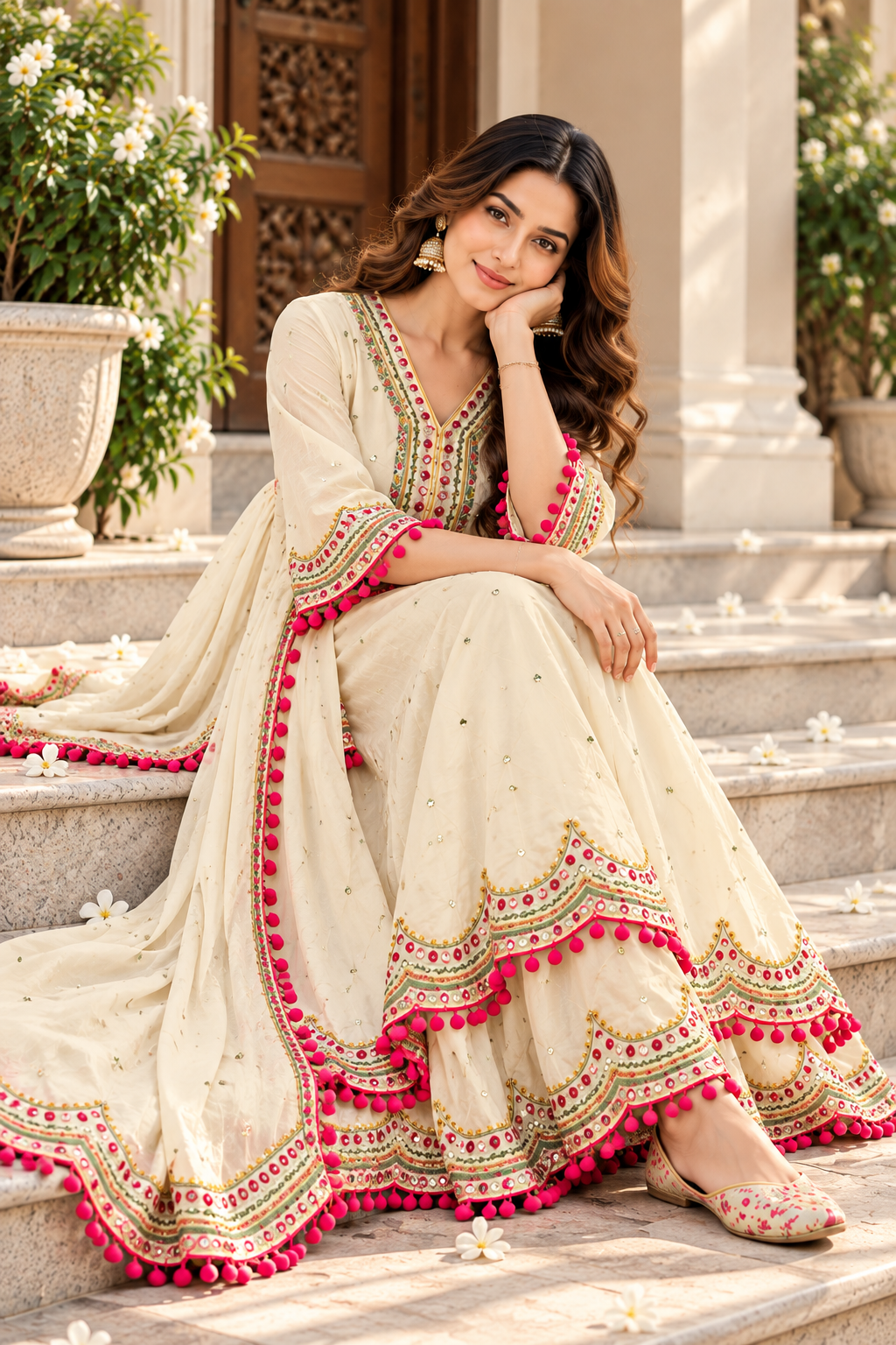 Ivory Blossom Royale