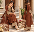🤎 Regal Mocha Festive Kurti-Set