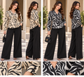 Zebra Muse Palazzo Set