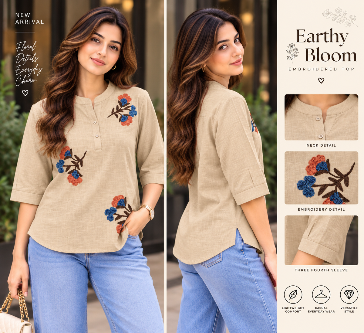 Bloom Embroidered Top