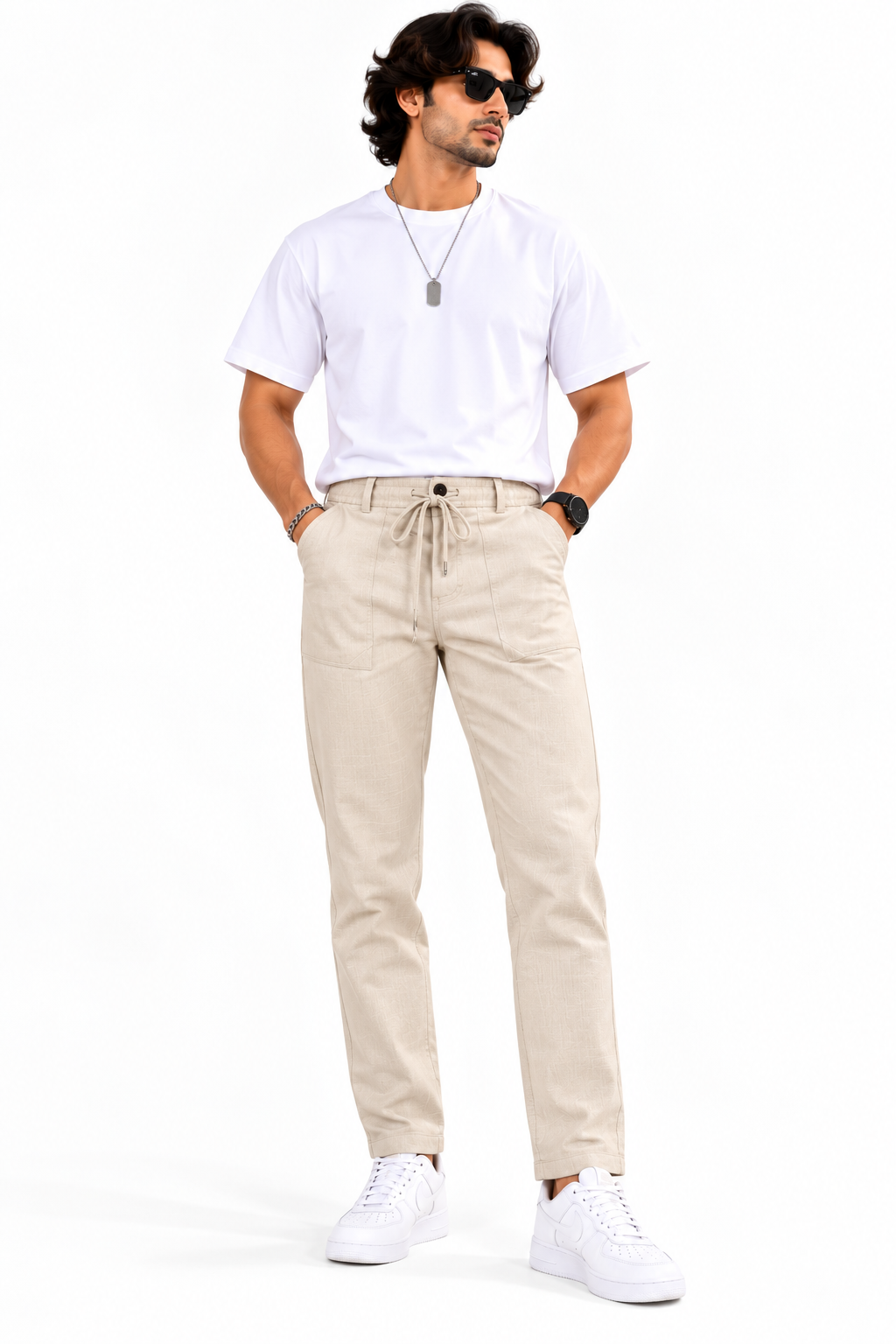 3 PLAY — Coastal Ease Linen Mom-fit Pants